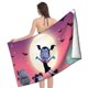 thumbnail image 4 of Vampirina Toalla de playa de secado rápido con diseño temático, regalo para mujeres y niñas, ideal para cumpleaños, fans, amantes de la música, uso en la playa o al aire libre, 78 × 180 cm, 4 of 6