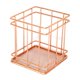 thumbnail image 5 of Cesta de almacenamiento de alambre Bin Bin Organizer Holder para Kithen Bathroom Rose Gold Cube, 5 of 5