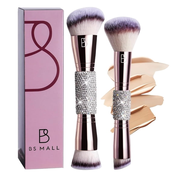 Brocha de Maquillaje BS-MALL Doble Punta Diamante