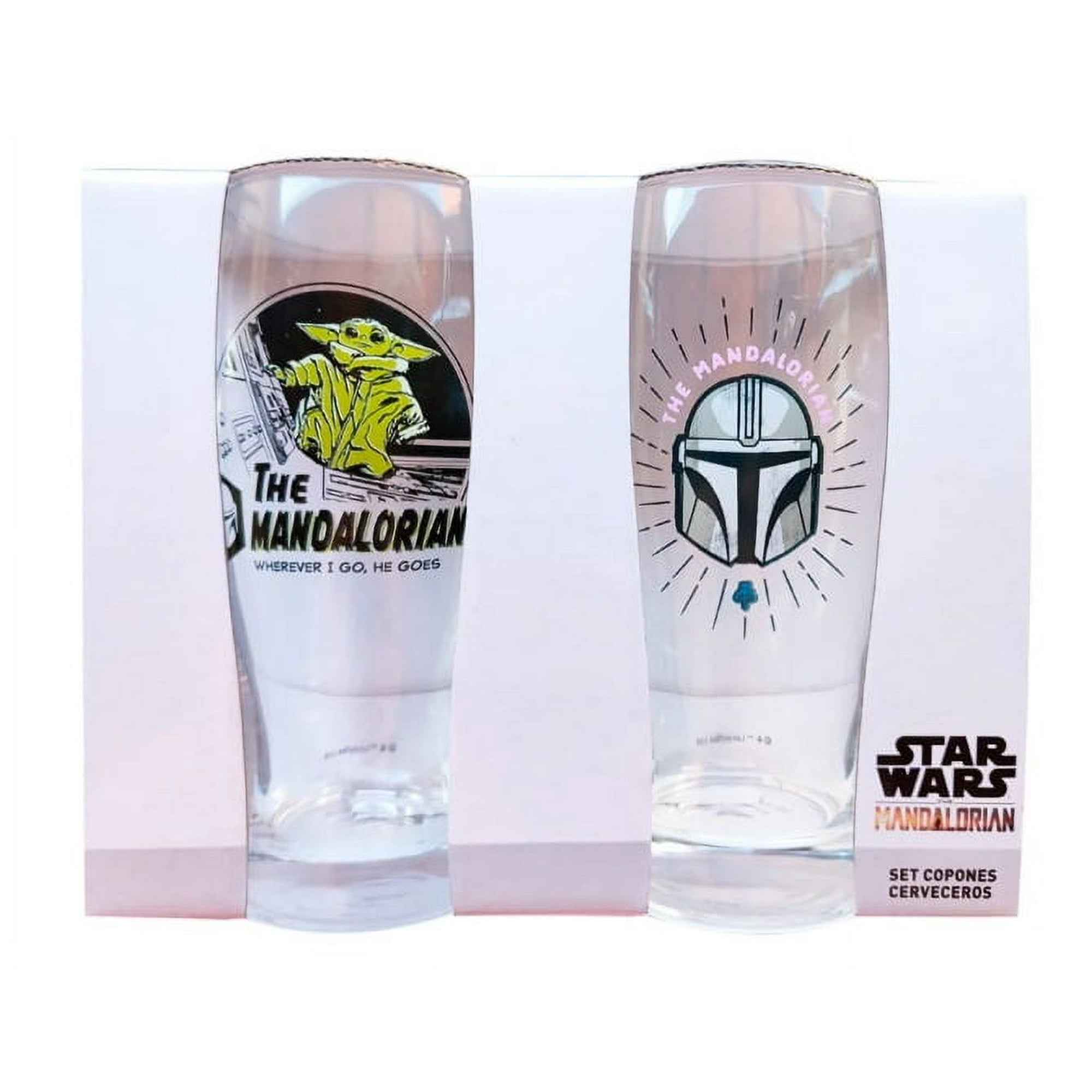 Disney - Set 2 Copones Cerveceros Star Wars Vasos The Mandalorian