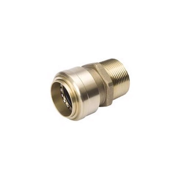 Adaptador B&K Proline Push to Connect de 1/2 pulgada PTC X 1/2 pulgada D MPT Latón