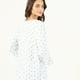 thumbnail image 4 of Camisa de Dormir Cleo Manga Larga Blanco Estampado, 4 of 5