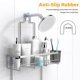 thumbnail image 2 of Organizador de baño colgante Shower Caddy AKTECKE, plateado, 2 of 6