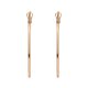 thumbnail image 2 of Aros Time And Tru de metal tono dorado, 4.75 in, 2 of 3