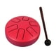 thumbnail image 4 of Tongue Drum 6 Notas 3.8 Pulgadas Con Mazos Mini Tambor De Mano Para Concierto Musical Rojo, 4 of 5