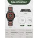 thumbnail image 5 of Reloj EUTOUR Magnet sin rodamiento de bolas de cristal, madera de cuarzo, para hombre, 5 of 7