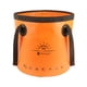 thumbnail image 2 of Cubo Plegable Contenedor De Agua Plegable Portátil Para Acampar 10L Naranja, 2 of 5