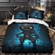 thumbnail image 3 of Juego De Funda Nórdica Demon Ninja Easy Care Fundas Nórdicas Easy Care Juego De 3 Piezas Juegos De Ropa De Cama De Microfibra Cama Doble, 3 of 3