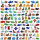 thumbnail image 1 of Set de figuritas de animales miniatura pkaoakyo 200 piezas, 1 of 8