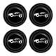 thumbnail image 2 of Accesorios universales para juntas anticolisión de puerta de coche, decoración de absorción de , amortiguador de aislamiento acústico, , 4x negro con letrero, 2 of 5