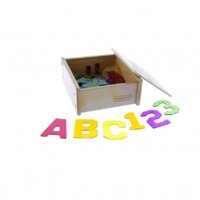 Seigard - Juego Piezas Traslúcidas Números Y Alfabeto