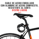 thumbnail image 2 of Candado Bicicleta Clave Seguridad de Bloqueo Antirrobo 120cm, 2 of 4