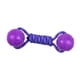 thumbnail image 2 of Dog Nylon Rope with Ball Pet Juguete, resistente, entretenimiento, Toy de masticación de perros de resistencia a la mordedura , PÚrpura Púrpura, 2 of 5