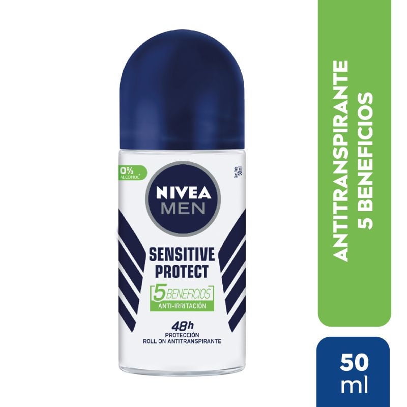 Nivea - Desodorante Roll On Men Sensitive Protect