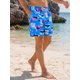 thumbnail image 4 of INSPIRE CHIC Pantalones Cortos de Natación Hawaianos para Hombre con Cintura Elástica y Cordón, Forro Impreso, Talla S, Azul, 4 of 5