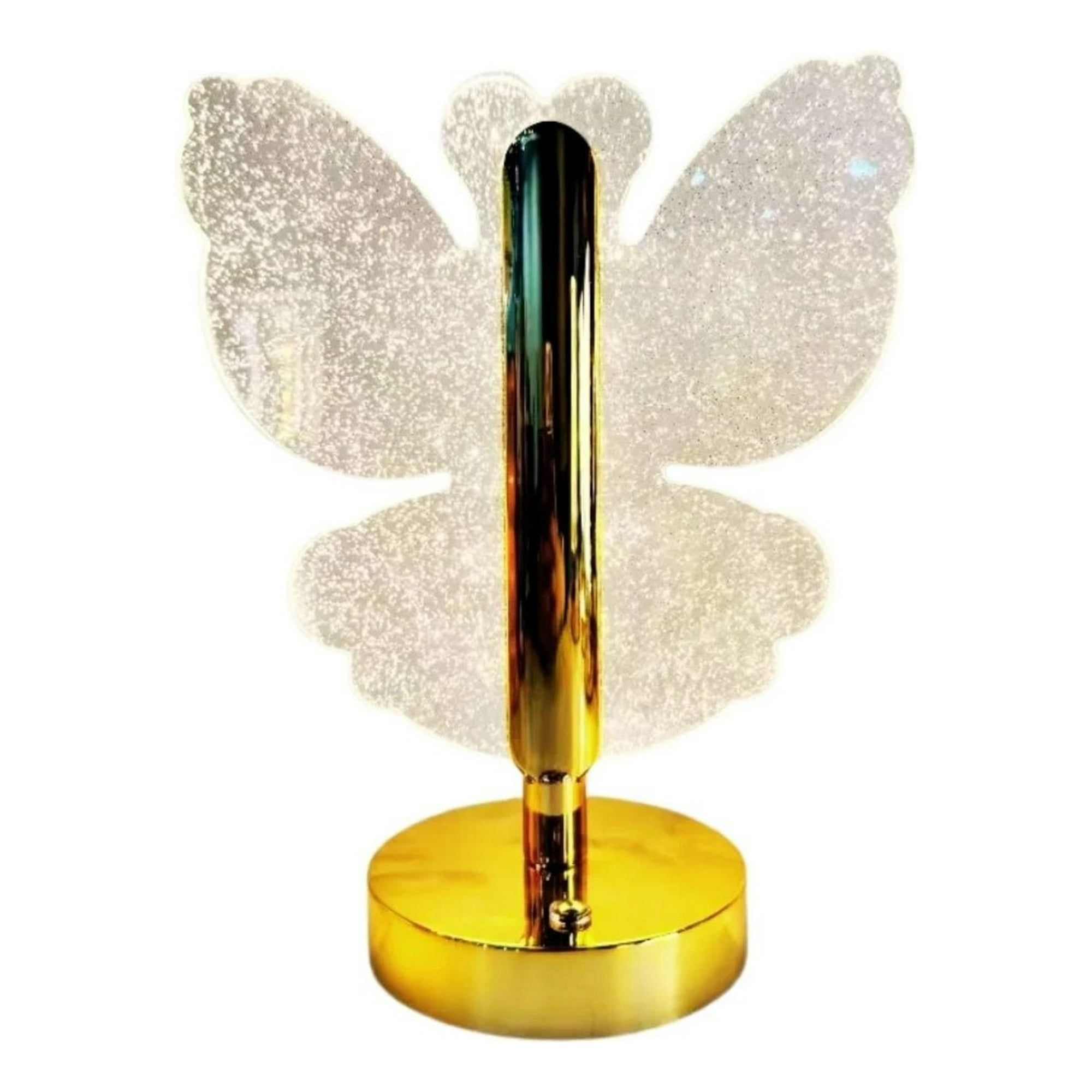 Genérico - Lampara De Mesa Led Forma Mariposa Recargable Hogar Lau