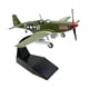 thumbnail image 5 of Aleación 1/72 Modelo de avión Modelo de fundición a presión Decoración de escritorio Colección de recuerdos Avión con base para estantería Café, 5 of 5