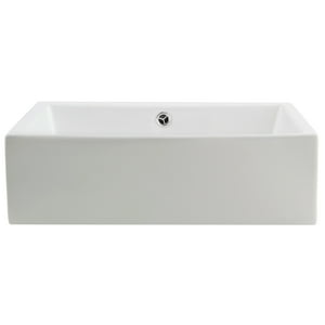 Domsa - Lavamanos Sobreponer Rectangular Blanco 51X36X15,5 Cm