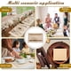thumbnail image 5 of Juego de 4 manteles individuales bohemios, decoración de mesa tejida y manteles individuales de estilo rústico, bolsas de algodón natural, mesa de comedor y cocina, 5 of 7