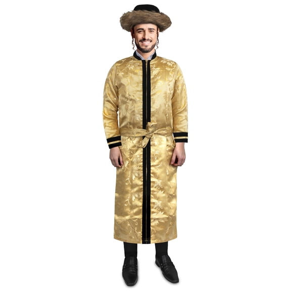 Abrigo dorado de gran rabino Costume Dress Up America para adultos