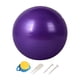 thumbnail image 2 of Pelota De Ejercicio Para Pilates, Entrenamiento Para Mujeres Y Hombres, Incluye Inflador Y Soporte Para La Espalda, Color Violeta, 65 Cm, 2 of 5