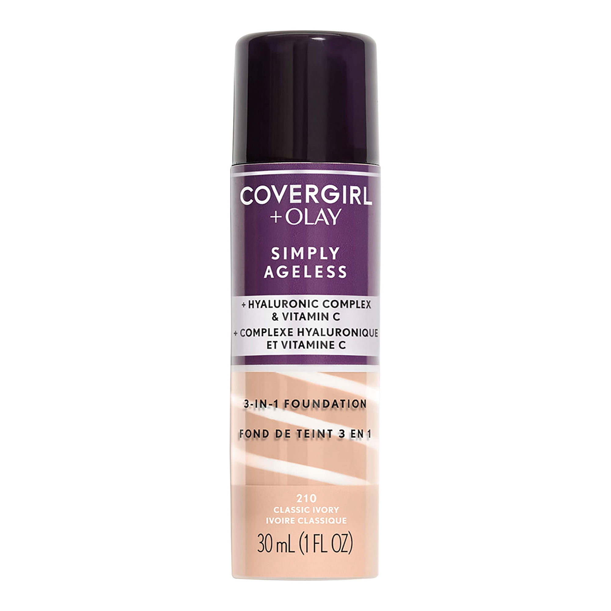Base De Maquillaje Líquida Covergirl+olay Simply Ageless 3 En 1, Color Marfil