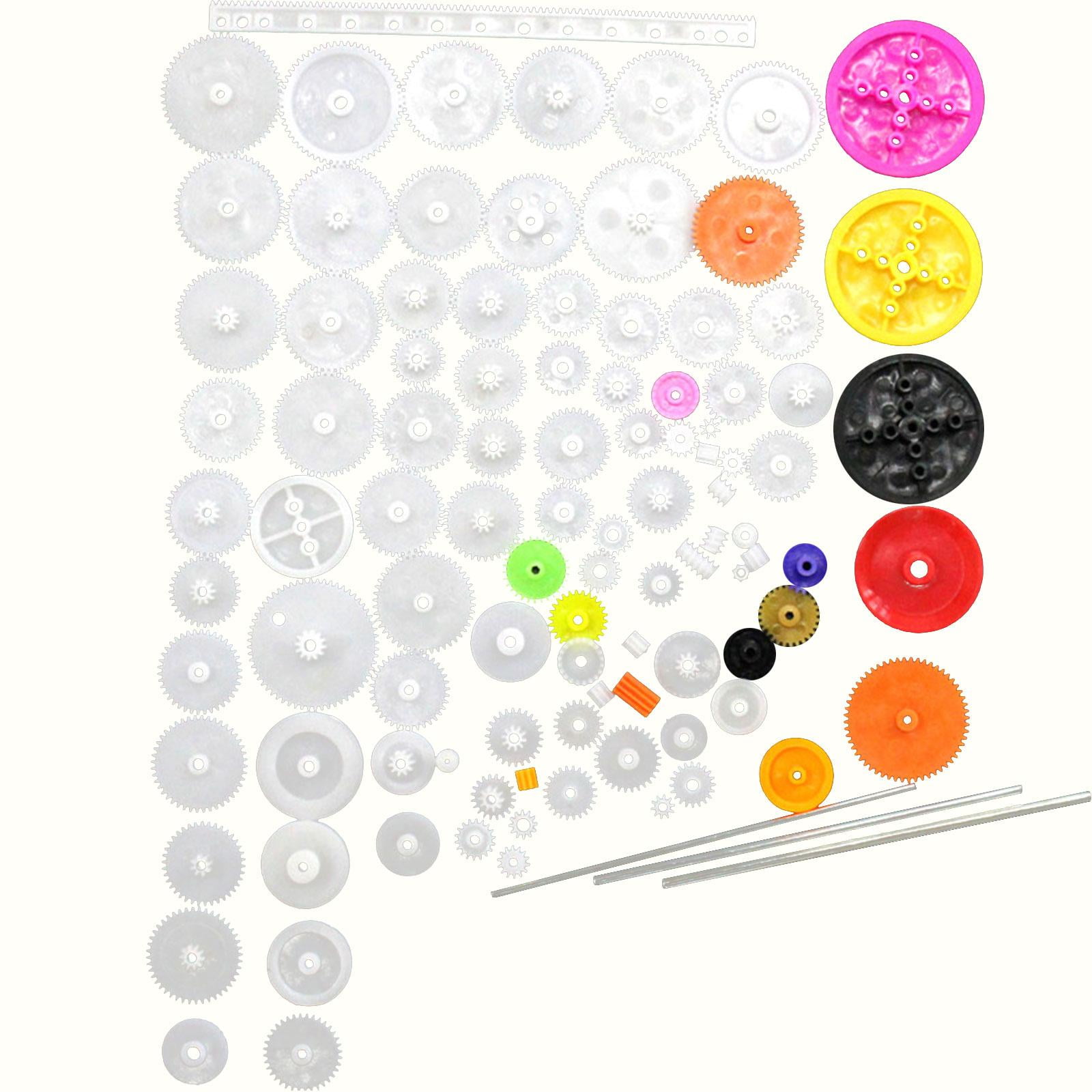 Bothyi - 106x Kit De Paquete De Engranajes Accesorios Surtido De Bandas De Goma Para Juguetes Educativos
