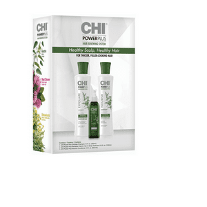 Chi - Powerplus Starter Kit Champú (12Oz) + Acondicionador (12Oz) + Tratamiento Para El Cuero Cabelludo (3.5Oz)