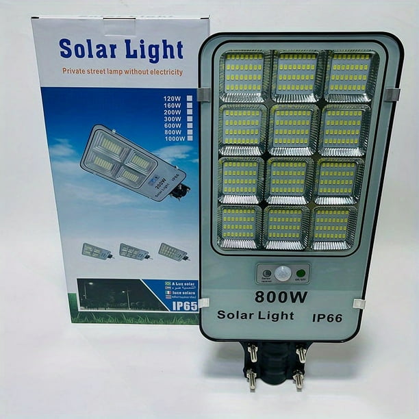 1pc Solar Outdoor Lamp, Street Light With Electricity For Park Pathway Playground