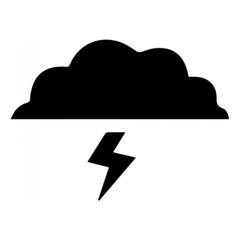 Rienda Libre Graphics - Decomural Lightning Cloud Weather Pack Ws-33342