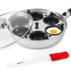 thumbnail image 1 of Sartén para escalfar huevos Modern Innovations, 6 tazas, acero inoxidable, 1 of 8