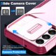 thumbnail image 3 of Funda Resistente para Samsung Galaxy A05s con Tapa Deslizante y Protección Militar Rosa, 3 of 5
