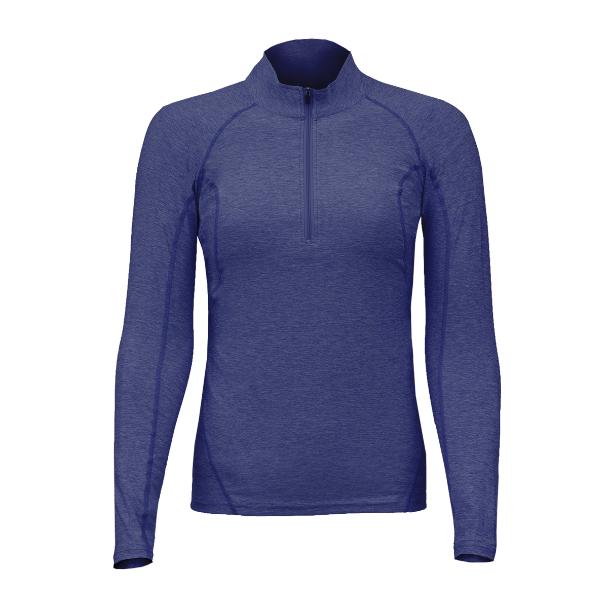 Andesland - Polera Dry Fit Con Cierre Manga Larga Mujer