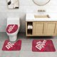 thumbnail image 2 of Dr Pepper Juego de 3 alfombras de baño de coral fleece: tapete de baño + alfombra de inodoro en forma de U + funda de tapa de inodoro en forma de O, 2 of 6