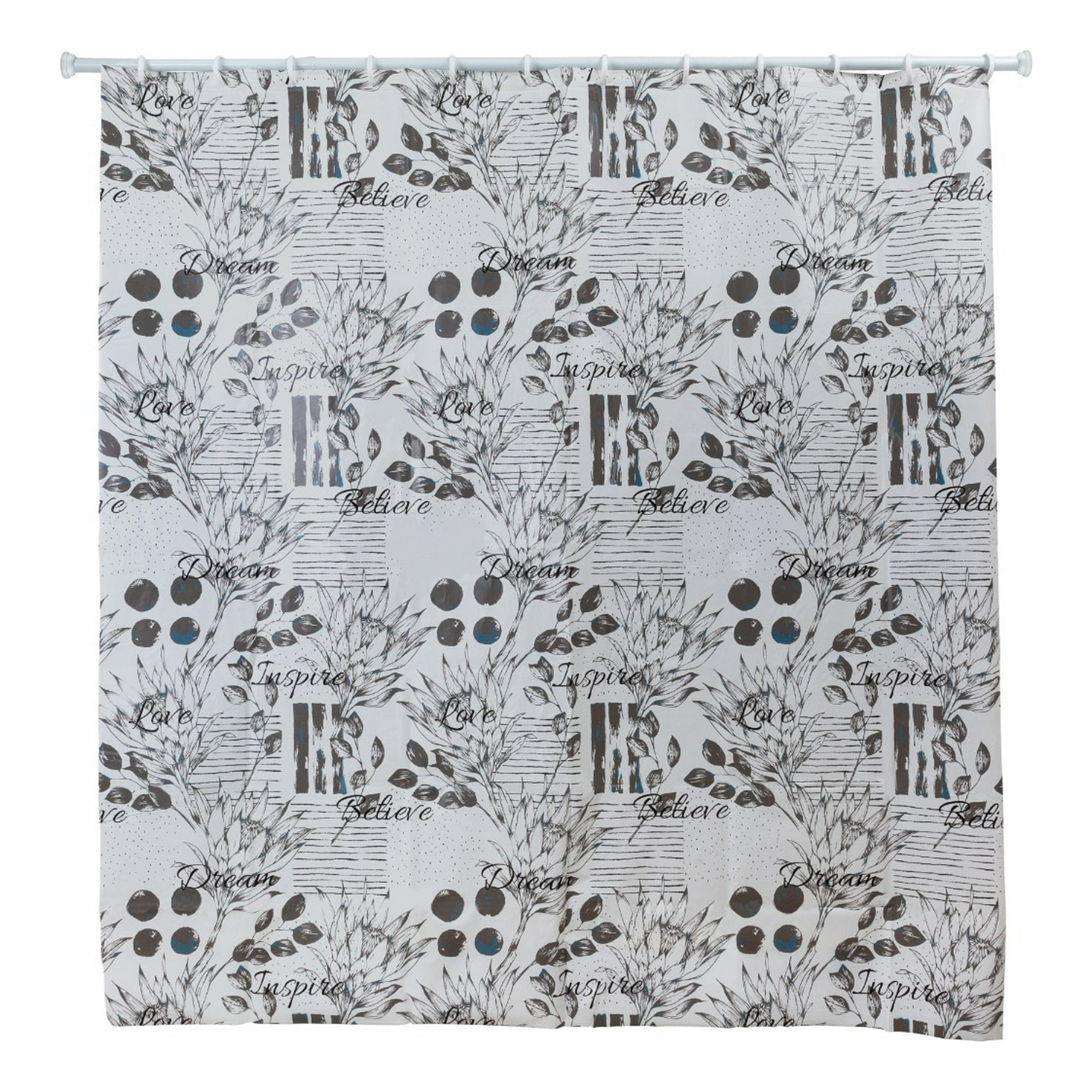 Metalhsa - Cortina De Baño 180 X 180 Cm Peva Diseño Inspiración