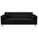 thumbnail image 1 of Sofa Retro 3cg Felpa 05 Negro, 1 of 6
