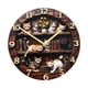 thumbnail image 2 of Reloj De Pared Colgante Con Dise?o De Gato, Moderno, Para Cafetería, Comedor, Restaurante, SX3, 30 Cm, 2 of 5