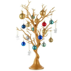 Manzanita Artificial Nuptio Gold Christmas De 58 Cm De Altura