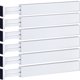 thumbnail image 1 of Divisores de Cajón Bambüsi Pack de 6 Expandibles 17-21,5 cm Blanco, 1 of 9