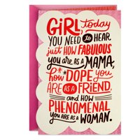 Hallmark - Tarjeta De Felicitación Del Día De La Madre, Color Caoba, Para Amiga O Hija