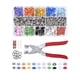 thumbnail image 3 of Kit De Sujetadores A Presión 100 Broches Huecos 100 Broches Sólidos Amplia Aplicación Durable, 3 of 5