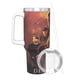 thumbnail image 3 of Destino Final Vaso aislado de acero inoxidable con asa, diseño temático, regalo para familia, amigos y fans; incluye pajita y encaja en el portavasos estándar, 40 oz, 3 of 6