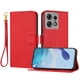 thumbnail image 1 of Funda Cartera para Motorola Moto Edge 50 Pro Tarjetero Soporte Magnético y Correa Rojo, 1 of 5