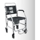 thumbnail image 2 of Silla De Ruedas Para Baño Con Inodoro Asiento Acolchado, 2 of 3