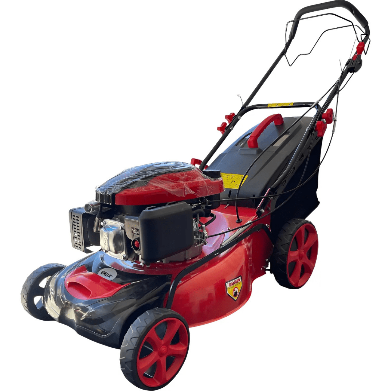 Cortadora De Césped A Gasolina 508mm (20 ) Erux 6.5hp Rojo