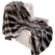 thumbnail image 1 of Pelaje sintético de chinchilla gris plateado de Throw Plutus Brands, 1 of 3