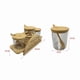 thumbnail image 2 of Set Especiero 3 Frascos  Soporte Bambú, 2 of 5