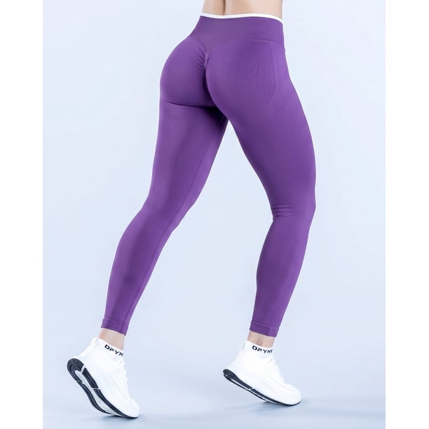 Leggins Training Mujer Bicolor Pretina Alta Estilo Moderno - YJ347