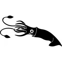 Rienda Libre Graphics - Decomural Squid Under The Sea Ws-32973