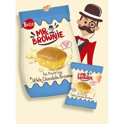 Brownie Chocolate Blanco 200 G Mr Brownie